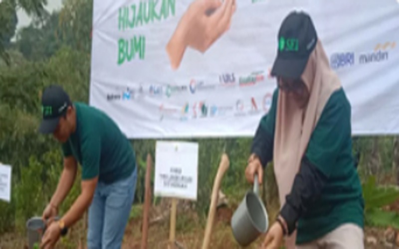 Hijaukan Bumi, SEI Ajak Stakeholder dan Media Tanam Ribuan Pohon