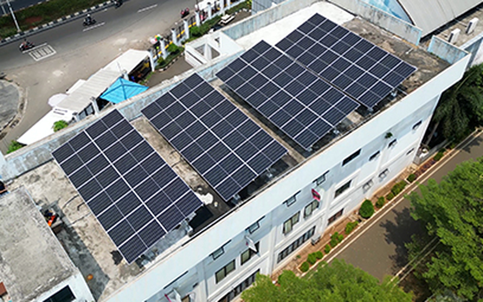 30kW PV Power Station in Jakarta Youth Center, Indonesia
