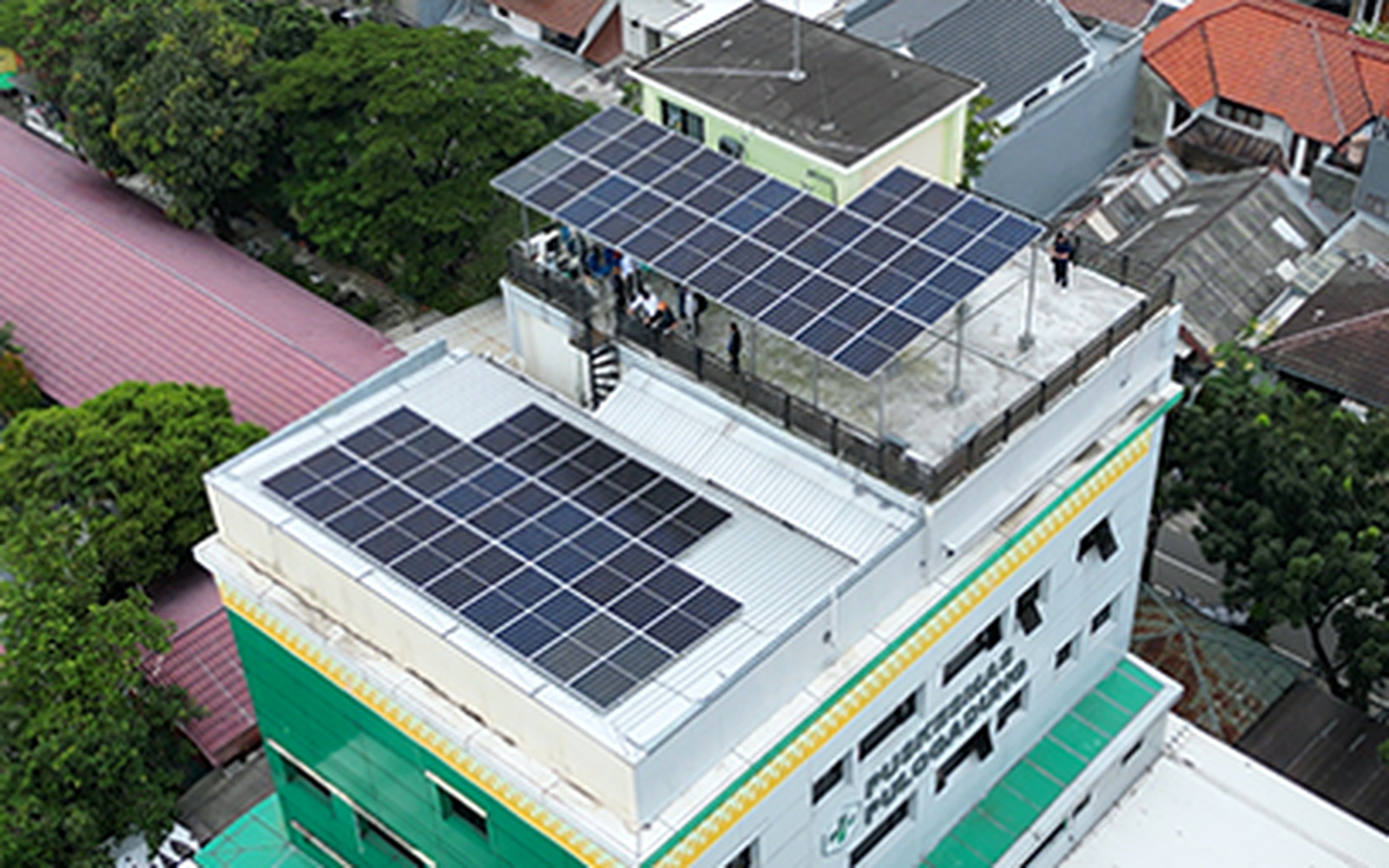 25kW PV Power Station in Jakarta Community Hospital, Indonesia