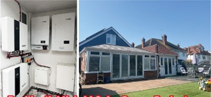 Residential Hybrid Solar Power Project North Shields, UK
