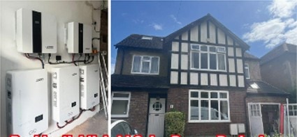Residential Hybrid Solar Power Project Essex, UK