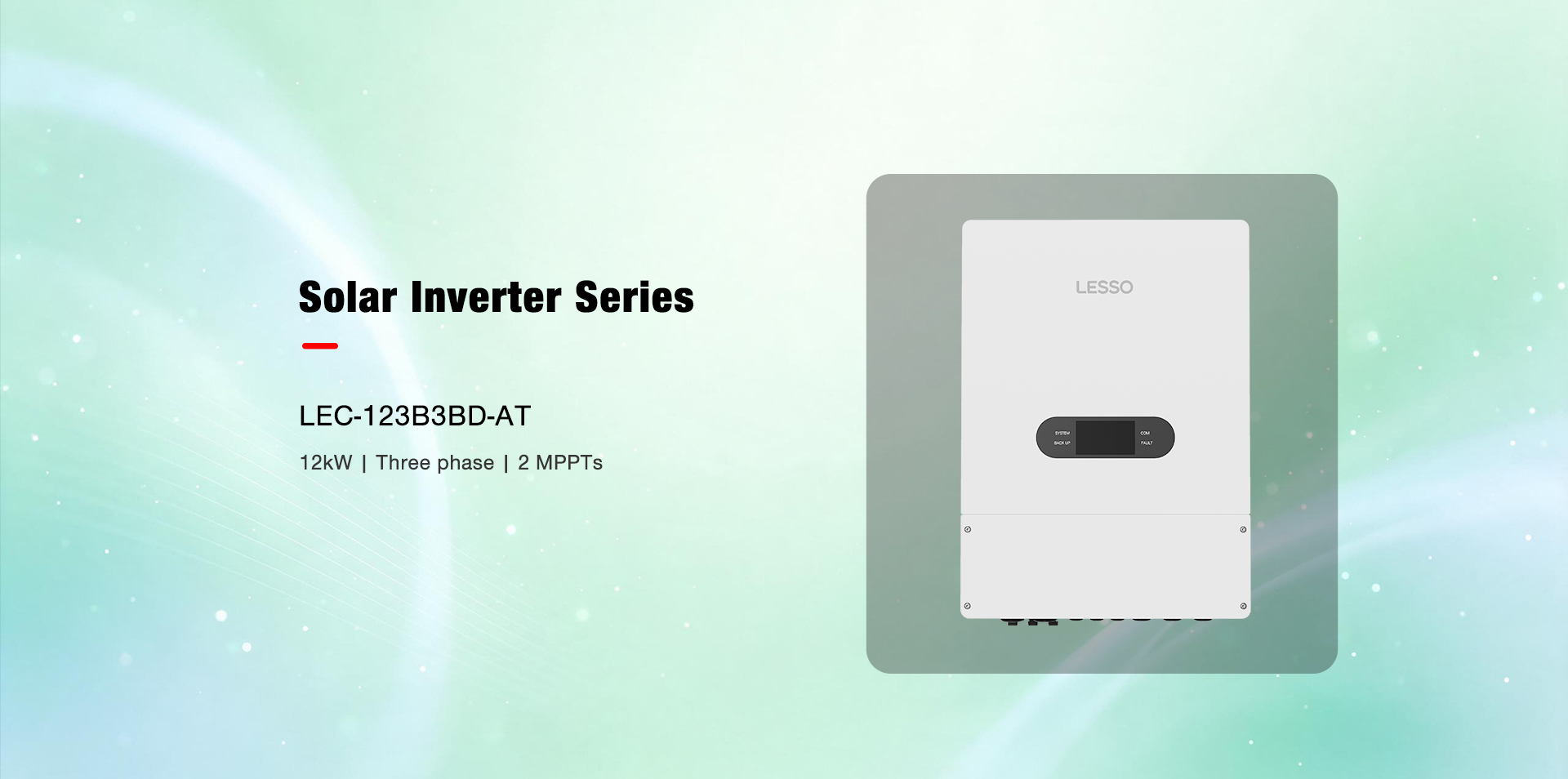 Solar Inverter Series — LEC-123B3BD-AT