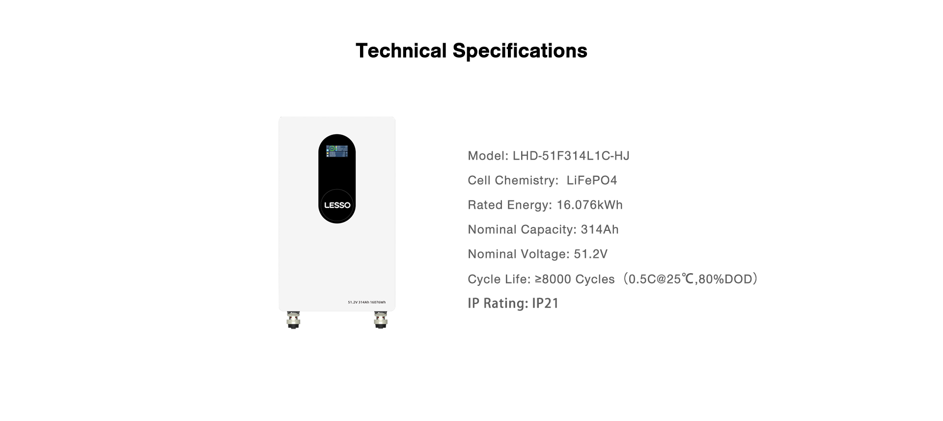 LHD-51F314L1C-HJ technical specifications